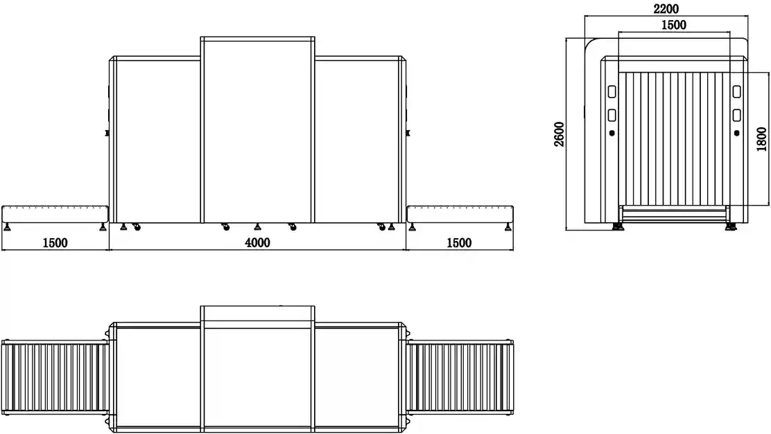Dual View X-Ray Screening Scanner - Gambar 2