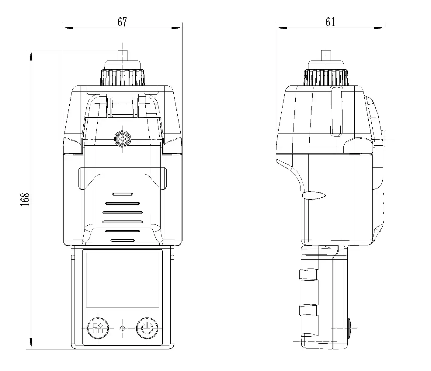 Portable Gas Detection Alarm BTYQ-A119 - Gambar 2